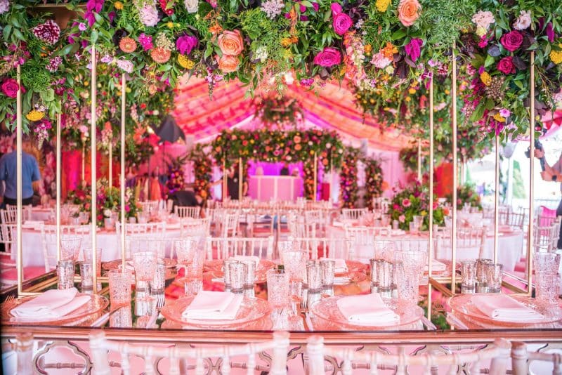 Event Floristry Trend: Indian Summer Party