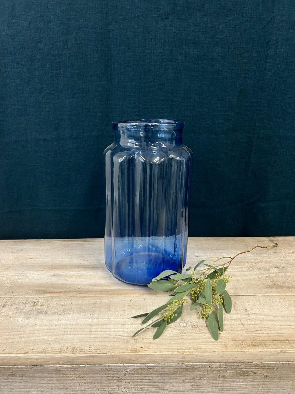 Tall Blue vase