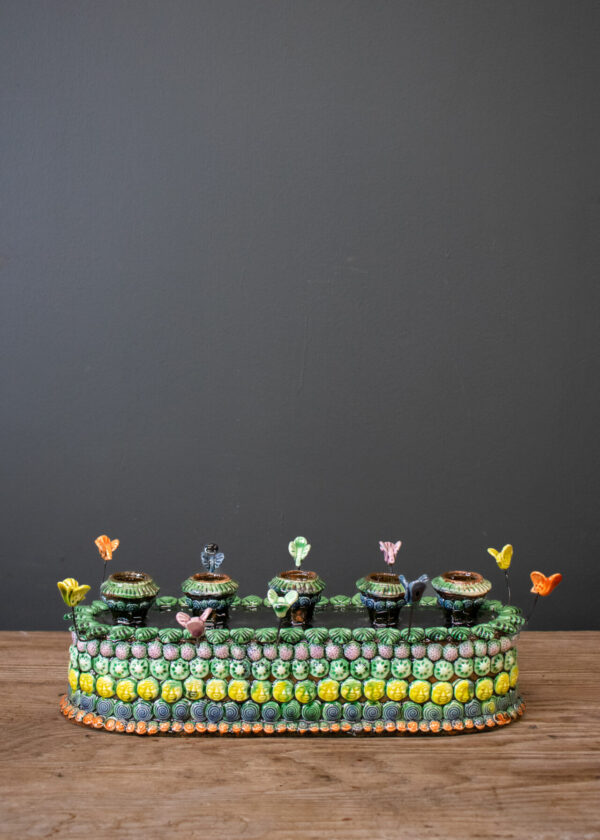 high flying birds candle holder