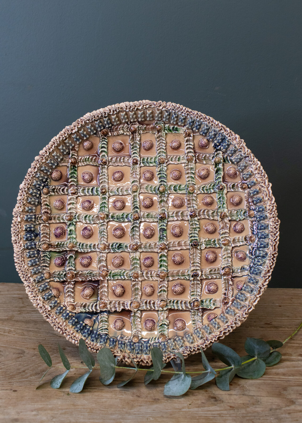 Highly Decorative Plate by Sophy MacKeith