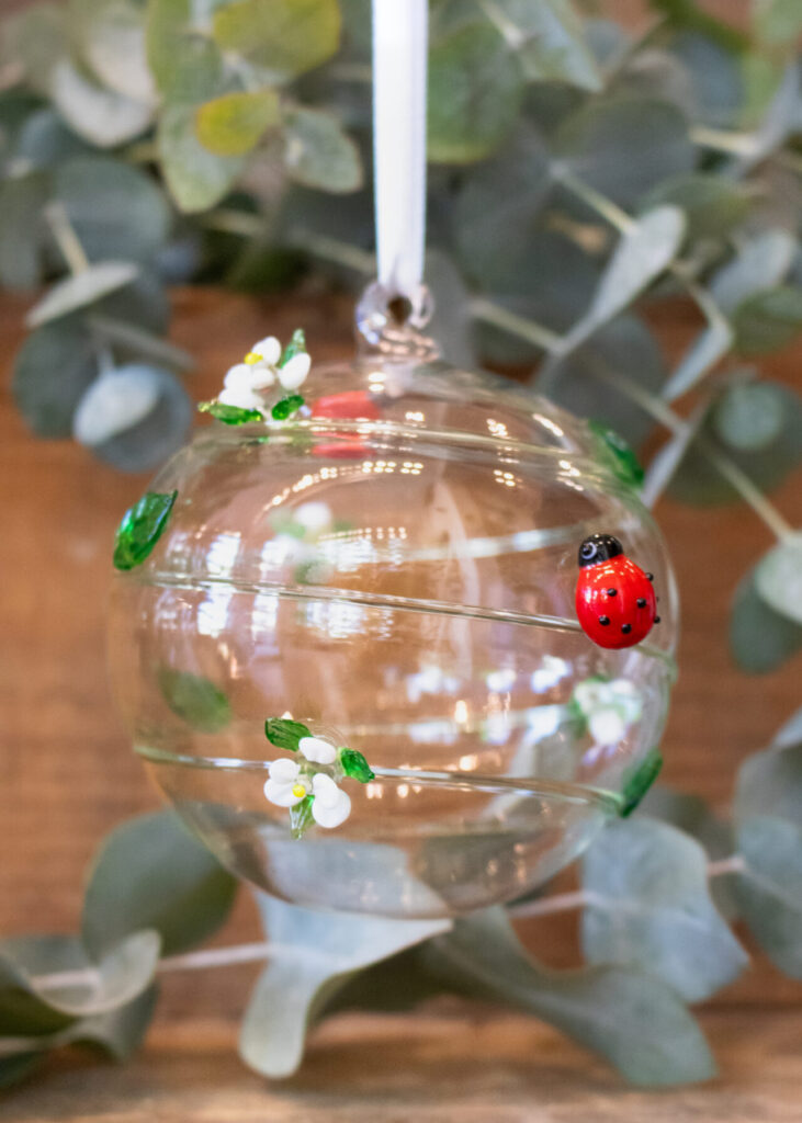 Sienna Glass Wildlife Bauble
